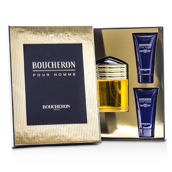 Boucheron Coffret: Eau De Parfum Spray 100ml/3.3oz + 2x Bálsamo Calmante Para Después de Afeitar 50ml/1.6oz