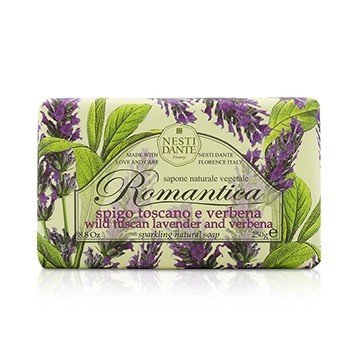 Romantica Sparkling Natural Soap - Wild Tuscan Lavender & Verbena