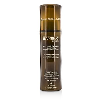 Bamboo Smooth Anti-Breakage Thermal Protectant Spray (For Strong, Sleek, Frizz-Free Hair)