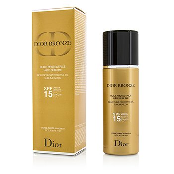 Dior Bronze Beautifying Protective Oil Sublime Glow SPF 15 - Para Rostro, Cuerpo & Cabello