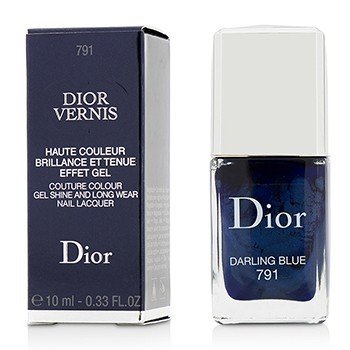 Dior Vernis Couture Colour Laca de Uñas Brillante Como Gel & de Larga Duración - # 791 Darling Blue