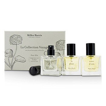 Colección La Collection Voyage Pour Elle Eau De Parfum Spray: La Pluie + Tangerine Vert + Terre D'Iris