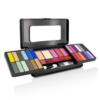 MakeUp Kit Deluxe G2215 (24x Eyeshadow, 3x Blusher, 2x Pressed Powder, 5x Lipgloss, 2x Applicator)