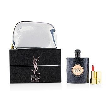 Black Opium Coffret: Eau De Parfum Spray 90ml/3oz + Mini Pintalabios + Bolsa