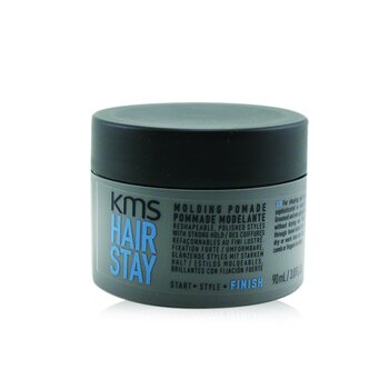 KMS California Hair Stay Pomada Moldeable (Remoldeable, Estilos Pulidos con Agarre Fuerte)