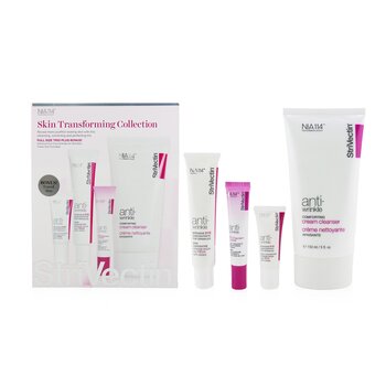 Skin Transforming Collection (Trío de Tamaño Completo): Limpiador 150ml + Concentrado de Ojos (30ml+7ml) + Primer de Ojos 10ml