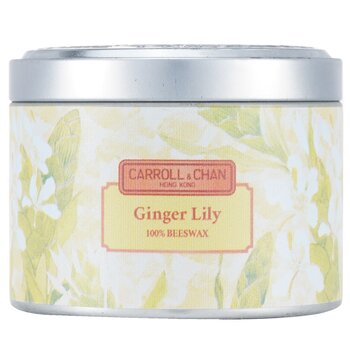 The Candle Company (Carroll & Chan) Vela en Lata 100% de Cera de Abejas - Ginger Lily