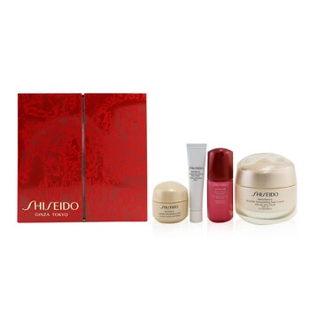 Shiseido Set Smooth Skin Sensations: Benefiance Crema de Día SPF23 50ml + Ultimune Concentrado 10ml + Benefiance Crema Suavizante 15ml + Benefiance Crema de Ojos 5ml