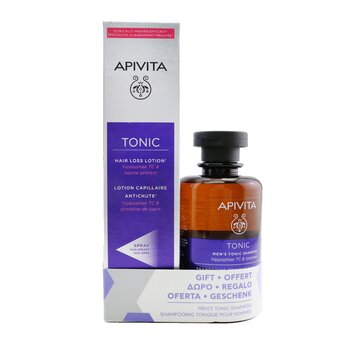 Apivita Hair Loss Lotion with Hippophae TC & Lupine Protein 150ml (Free: Mens Tonic Shampoo with Hippophae TC & Rosemary - For Thinning Hair 250ml)