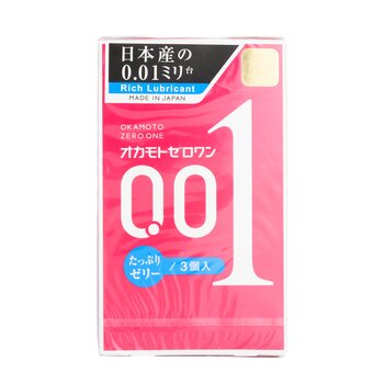 Okamoto 0.01 Zero One Condoms (Rich Lubricant)