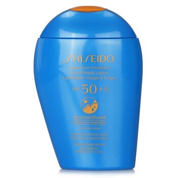 Shiseido Expert Sun Protector SPF 50+UVA Loción Corporal & Facial (Se Vuelve Invisible, Protección Muy Alta, Muy Resistente al Agua)