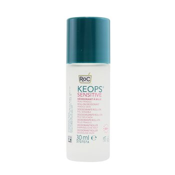 ROC KEOPS Desodorante Sensible en Roll On de 48H - Libre de Alcohol & No Perfumado (Piel Frágil)