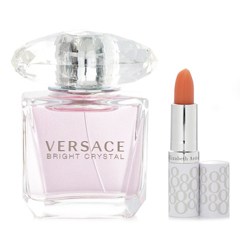 Versace Bright Crystal Eau De Toilette 30 ml + Barra de labios de ocho horas 3,7 g