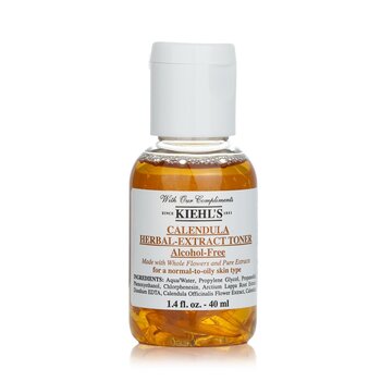 Calendula Herbal Extract Alcohol-Free Tónico - For Normal to Oily Skin Types