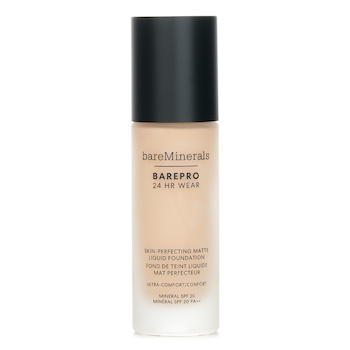 Bare Escentuals BAREPRO 24HR WEAR Base Líquida Mate Perfeccionadora de Piel Mineral SPF 20 - # Fair 10 Neutral