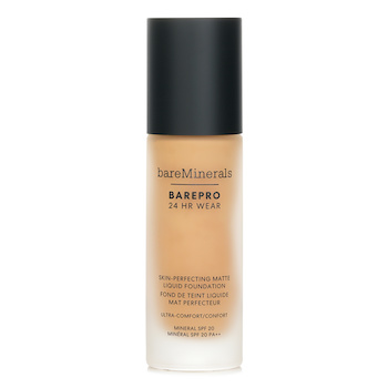 Bare Escentuals BAREPRO 24HR WEAR Base Líquida Mate Perfeccionadora de Piel Mineral SPF 20 - # Light 22 Warm
