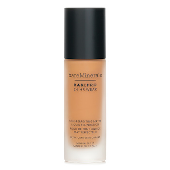Bare Escentuals BAREPRO 24HR WEAR Base Líquida Mate Perfeccionadora de Piel Mineral SPF 20 - # Medium 35N Neutral