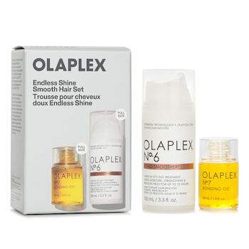 Olaplex Set Brillo Infinito Cabello Suave: Aceite de Unión No7 30ml + Tratamiento de Estilizado Sin Enjuague No6 100ml