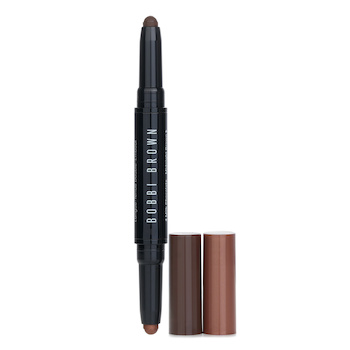 Bobbi Brown Lápiz de Sombra en Crema de Larga Duración de Doble Punta - # Milk Chocolate/ Midnight Brown